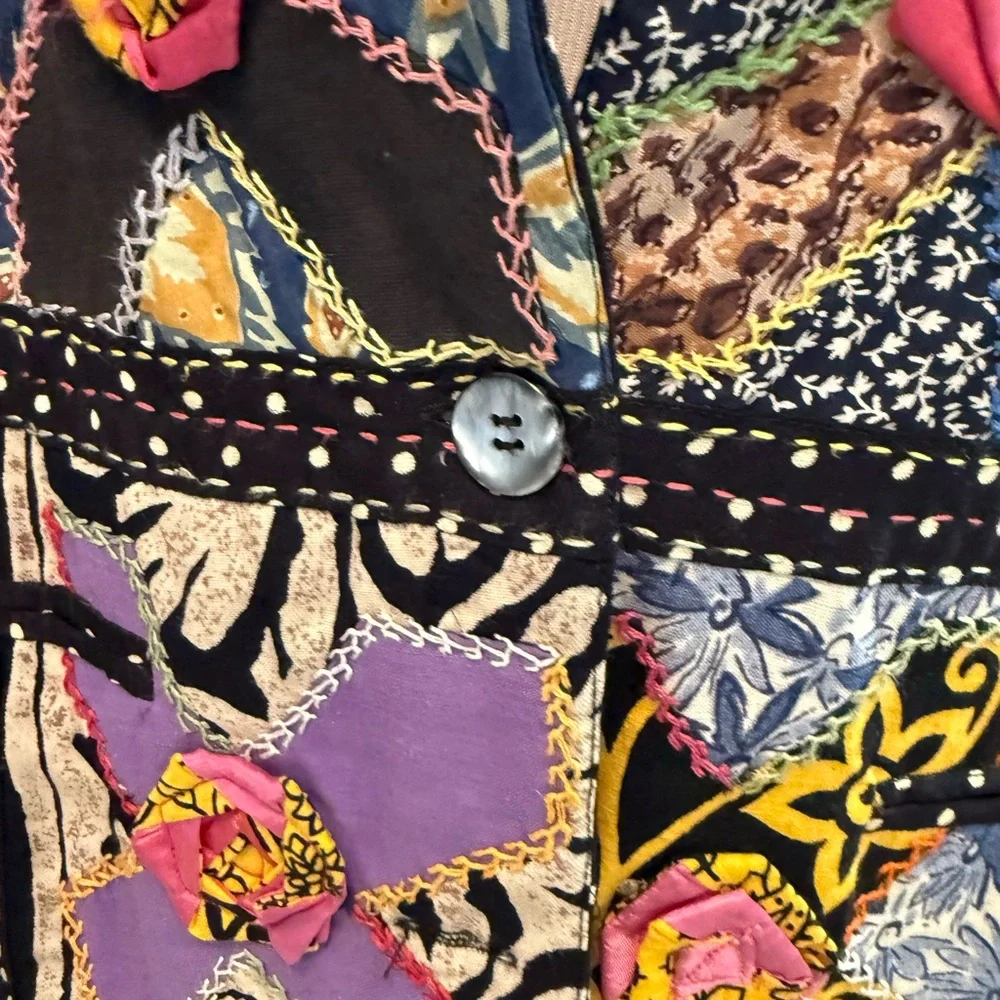 Vintage Sandy Starkman Women’s Eclectic Colorful Blazer/ Jacket. Size Medium - Picture 5 of 8